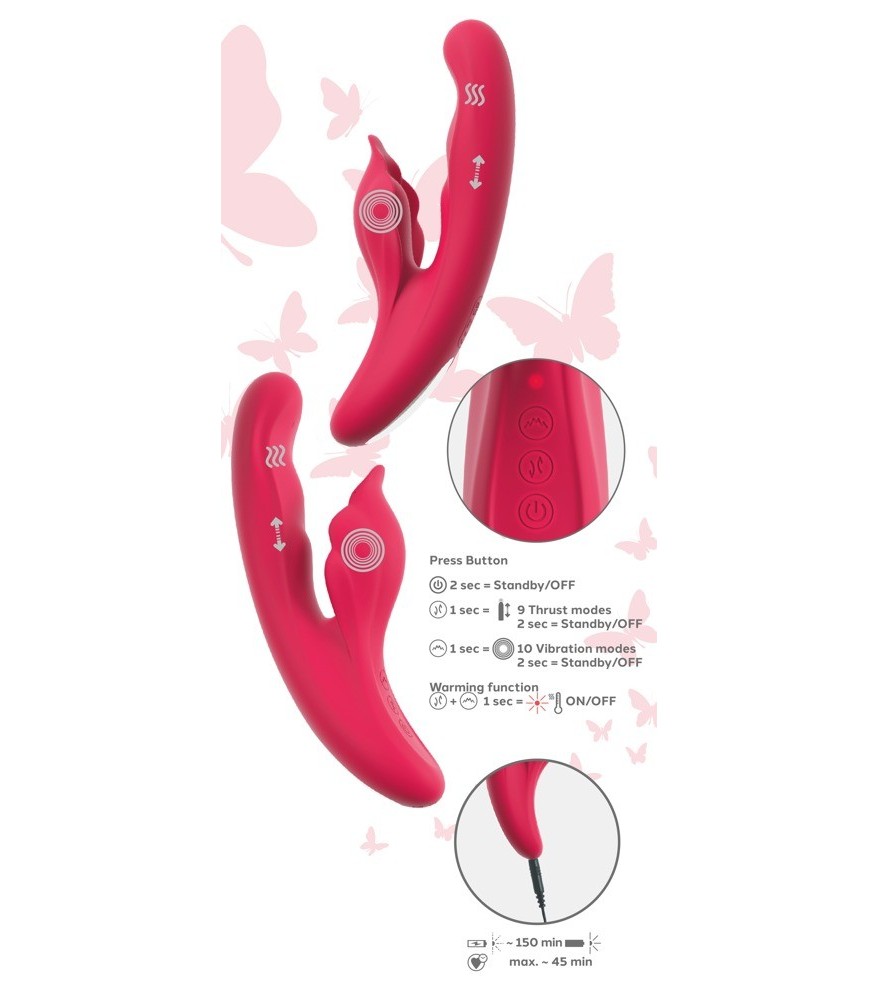 3-teiliges Analplug-Set mit Vibration