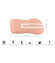 Masturbator mit Saugfunktion und Vibration