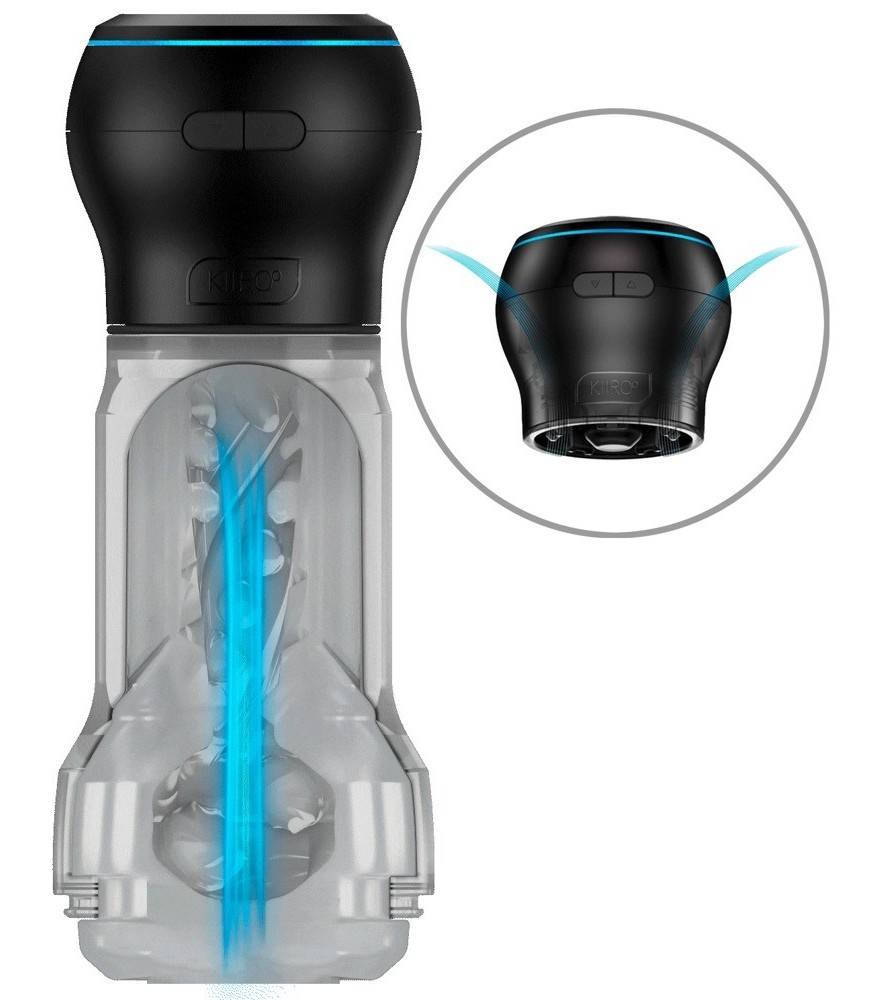 2-teiliges Masturbator-Set „Feel Pocket Stroker Crystal + PowerBlow Combo“