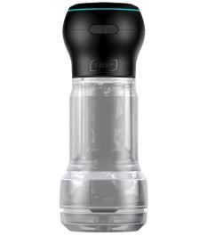 2-teiliges Masturbator-Set „Feel Pocket Stroker Crystal + PowerBlow Combo“