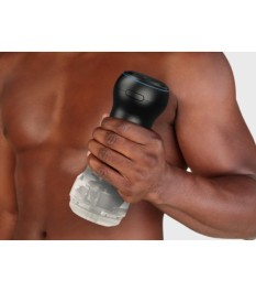 2-teiliges Masturbator-Set „Feel Pocket Stroker Crystal + PowerBlow Co