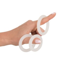 3-teiliges Penisring-Set "Silicone Cock Rings 3er"