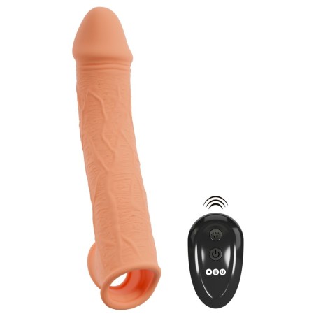 Vibro-Penishülle mit Fernbedienung