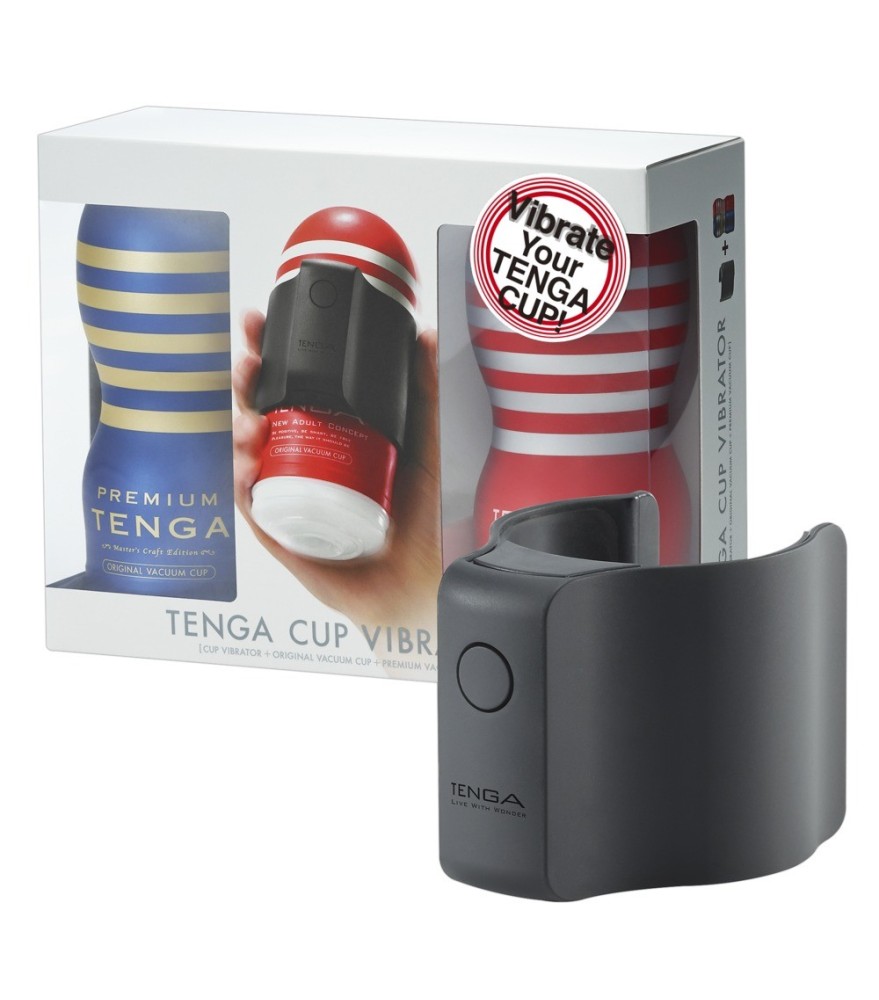 3-teiliges Masturbator-Set „Cup Vibrator”