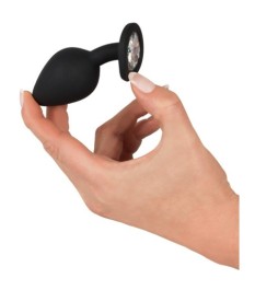 Peniskäfig „Pubic Enemy No 3“ mit Hodenquetsche, Zubehör für Reizstrom