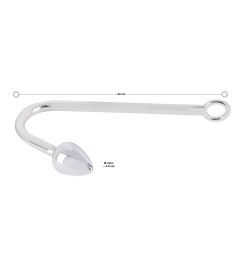 Analplug mit Bondagehaken „Bondage Hook“, 24 cm