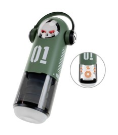 Masturbator „SKULL“ mit 3 automatischen Funktionen