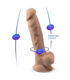 Naturdildo „Model 1" mit Saugfuß