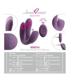 Triple-Vibrator „MIREVA“ mit Fernbedienung