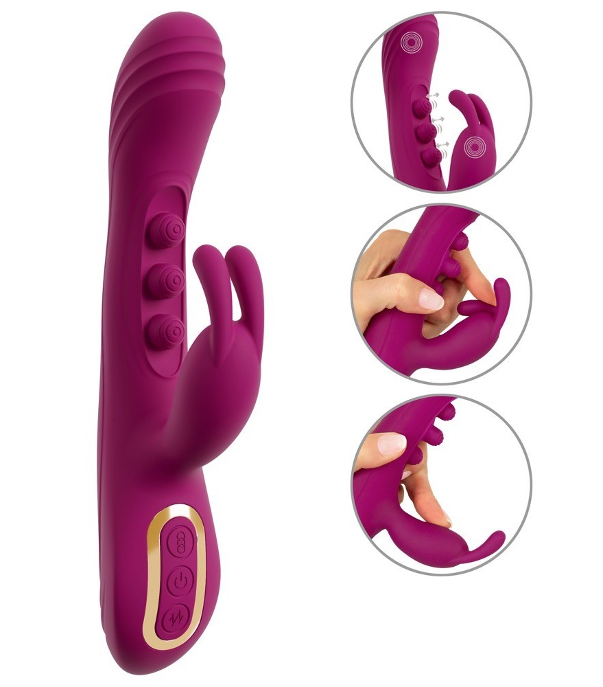 Rabbitvibrator „Can help you squirt!“ mit 2 Funktionen