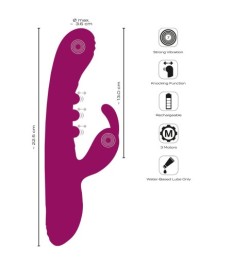 Rabbitvibrator „Can help you squirt!“ mit 2 Funktionen