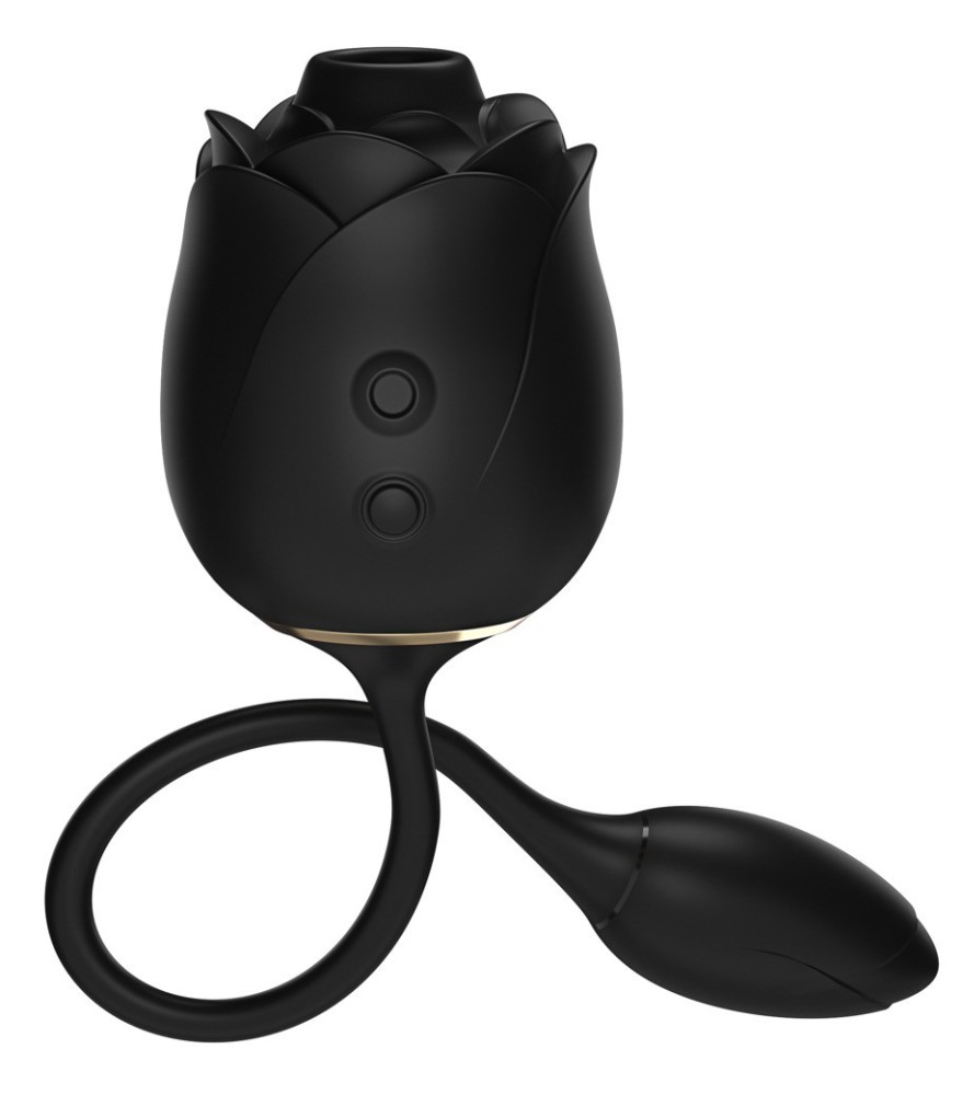 Pulsator „Dark Blushing Rose“ mit Vibro-Ei