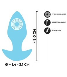 Analplug mit Tiefen-Vibration in 7 Modi