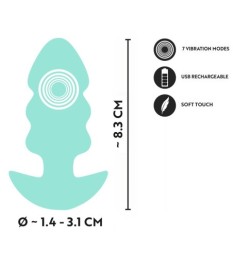 Analplug mit Tiefen-Vibration in 7 Modi