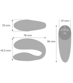 Paarvibrator „Chorus“ mit Squeeze-Fernbedienung