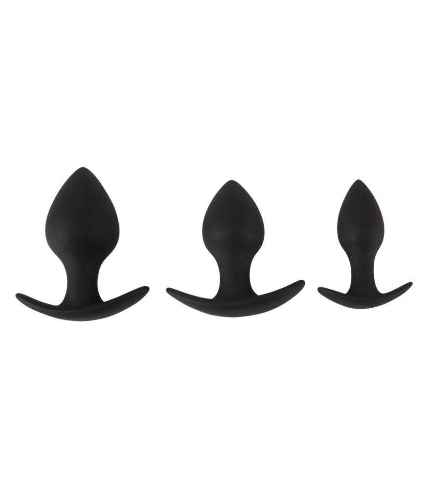 3-teiliges Analplug-Set