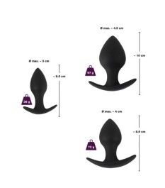 3-teiliges Analplug-Set