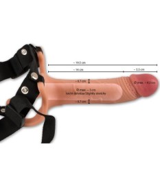 Strap-on Sleeve, mit Hodenloch