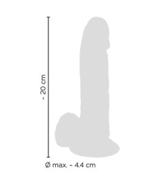 Naturdildo „ O Realistic Crystal Dildo“, 15,5 cm