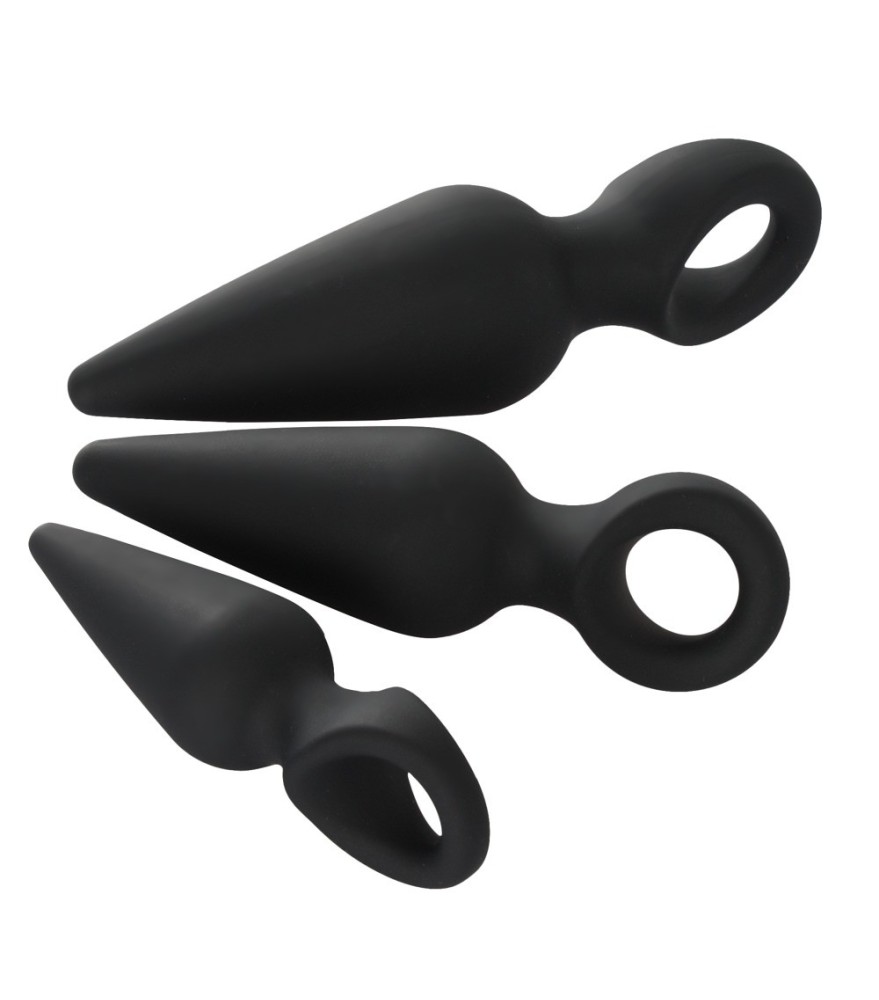 3-teiliges Analplug-Set