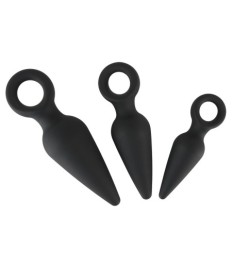 3-teiliges Analplug-Set