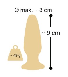 Analplug mit Schmuckstein