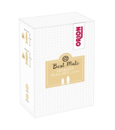 2er-Set Analplugs mit Glitzerstein