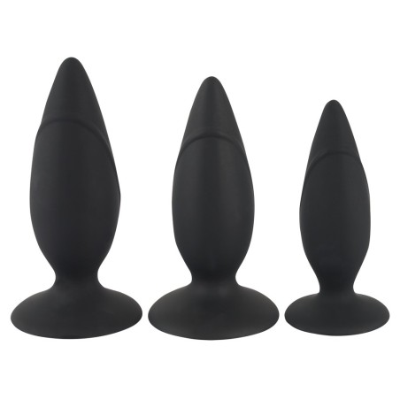 3-teiliges Analplug-Set