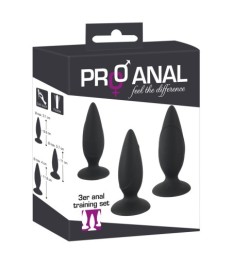 3-teiliges Analplug-Set