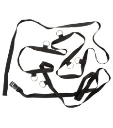 4-teilige Bettfesseln, mit Karabinern