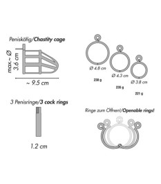 Peniskäfig „Chastity Cage“, zur Keuschhaltung