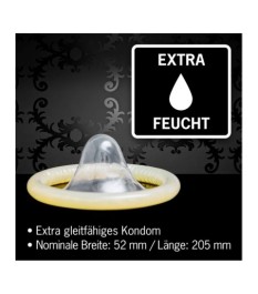 Kondome „LONDON Q600 feucht“ mit Beschichtung auf Silikonbasis