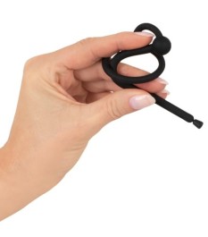 Penisplug „Piss Play with Stopper“ mit Eichelring