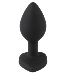 Analplug „Silicone Butt Plug“, mit Schmuckstein