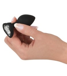 Analplug „Silicone Butt Plug“, mit Schmuckstein