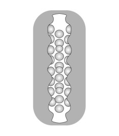 Masturbator „Pocket“, außen mit Noppen für besseren Halt