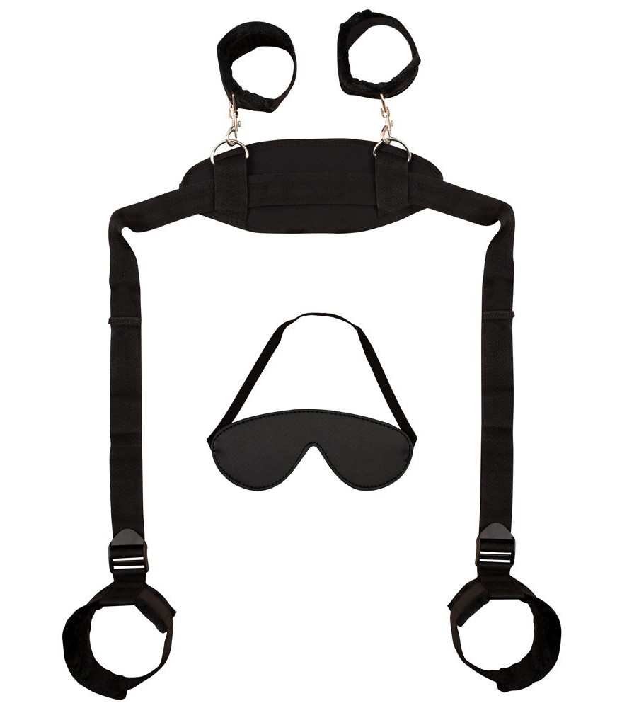 Hals/Nacken-Hand-Fuß-Fessel inklusive Augenmaske