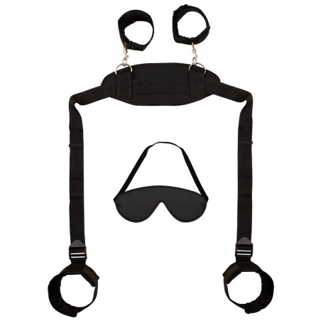 Hals/Nacken-Hand-Fuß-Fessel inklusive Augenmaske