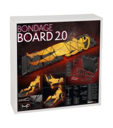 Fesselplatte „Bondage Board 2.0“, extralang, zusammenklappbar, mit Tra