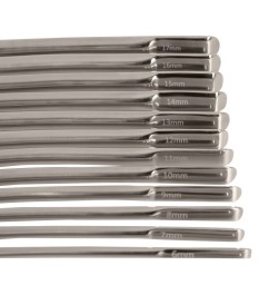„14-Piece Dilator Set“, verschiedene Ø und Gewichte sortiert in edlem