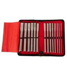„14-Piece Dilator Set“, verschiedene Ø und Gewichte sortiert in edlem