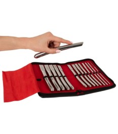 Penis-/Hodenring „Double Fucker“ mit flexiblem Naturdildo