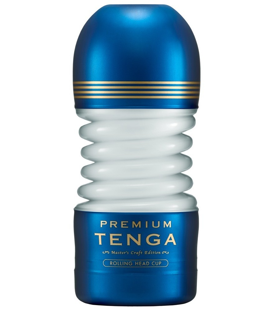 Masturbator „Premium Rolling Head Cup”mit beweglichem Kopf zur Eichel-Stimulation und Saugeffekt