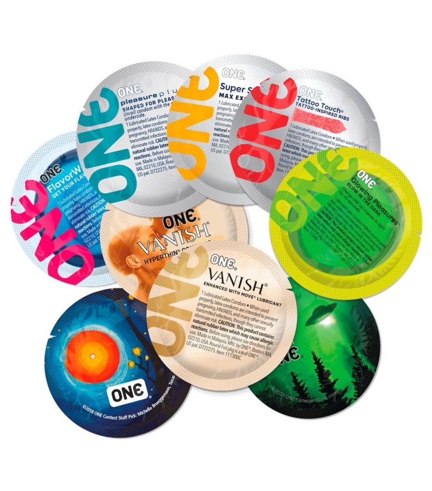 Kondome „Mixed Pleasures“ mit 6 verschiedenen Sorten