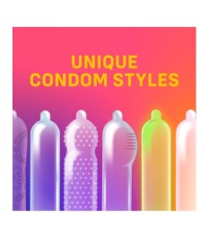 Kondome „Mixed Pleasures“ mit 6 verschiedenen Sorten