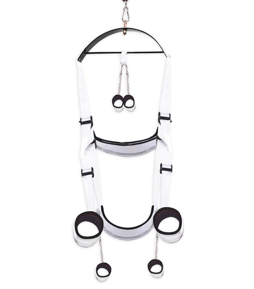 Liebesschaukel „Fantasy Bondage Swing“ mit Hand- & Fußfesseln