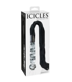 Glasdildo "No. 38", mit Lederriemen