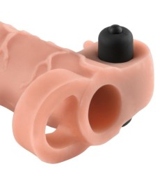 Penishülle „Vibrating Real Feel 1" Extension“