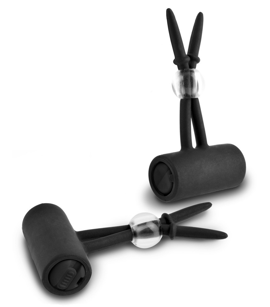 Nippelklemmen „Vibrating Silicone Nipple Lassos“