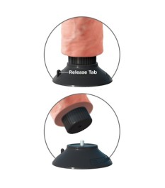 Vibrator „9" Vibrating Cock with Balls“, 23 cm